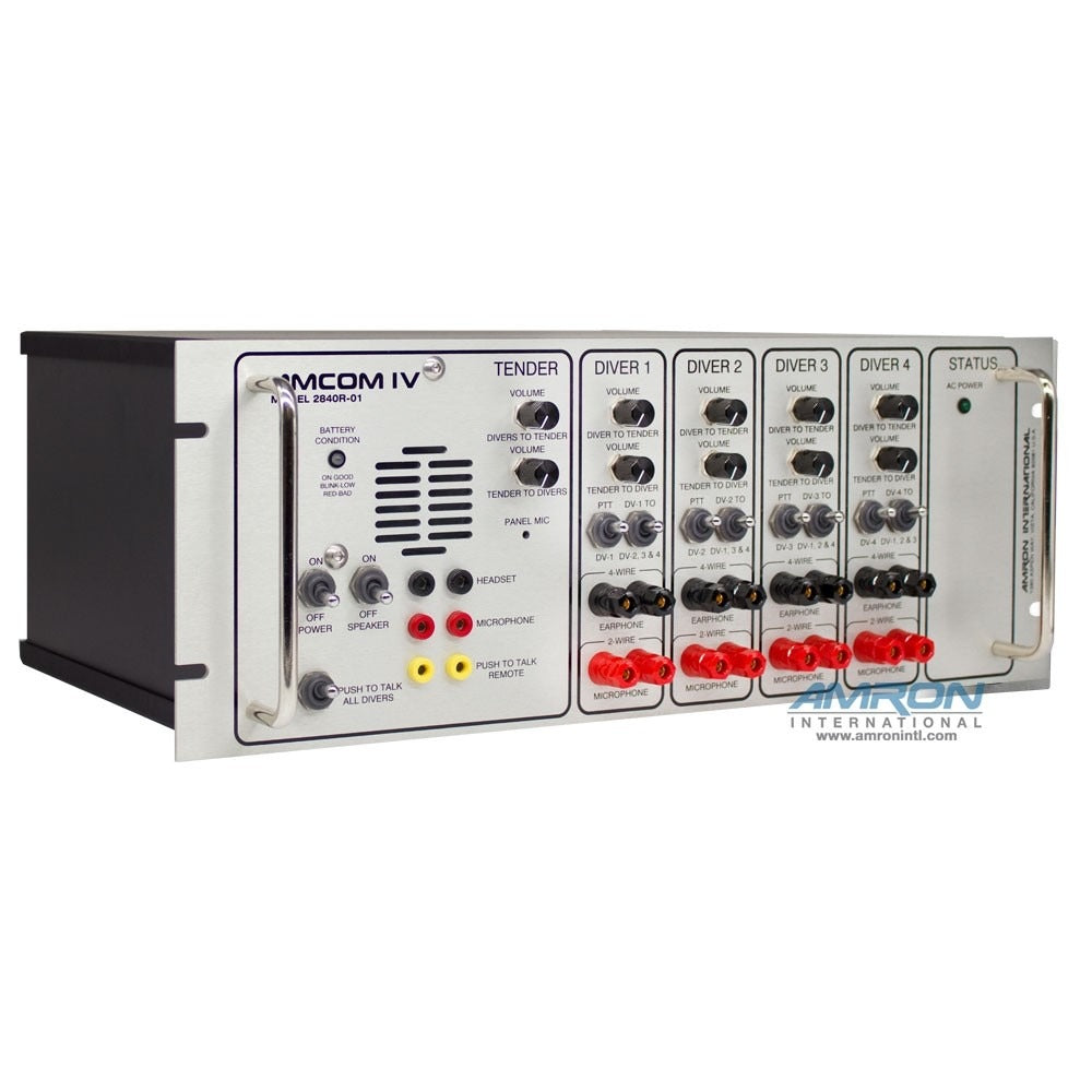 AMCOM IV 2840R-01 Four-Diver Rack Mount Communicator