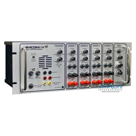 AMCOM IV 2840R-02 Four-Diver Rack Mount Communicator with DSP3 Helium Speech Unscrambler