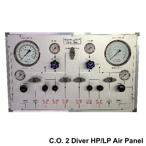 Chambers Oceanics 2 Diver HP/LP Air Panel