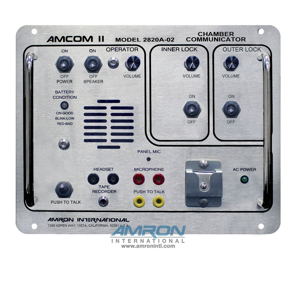 AMCOM II 2820A-02 Double Lock Chamber Communicator