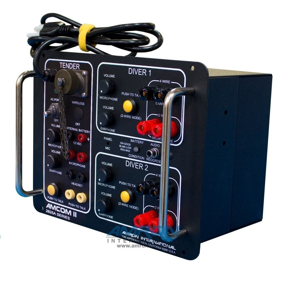 AMCOM II 2825A-07 Two-Diver Panel-Mount Communicator Replacement for the 8211 Series Compact Two-Diver Surface Command Units