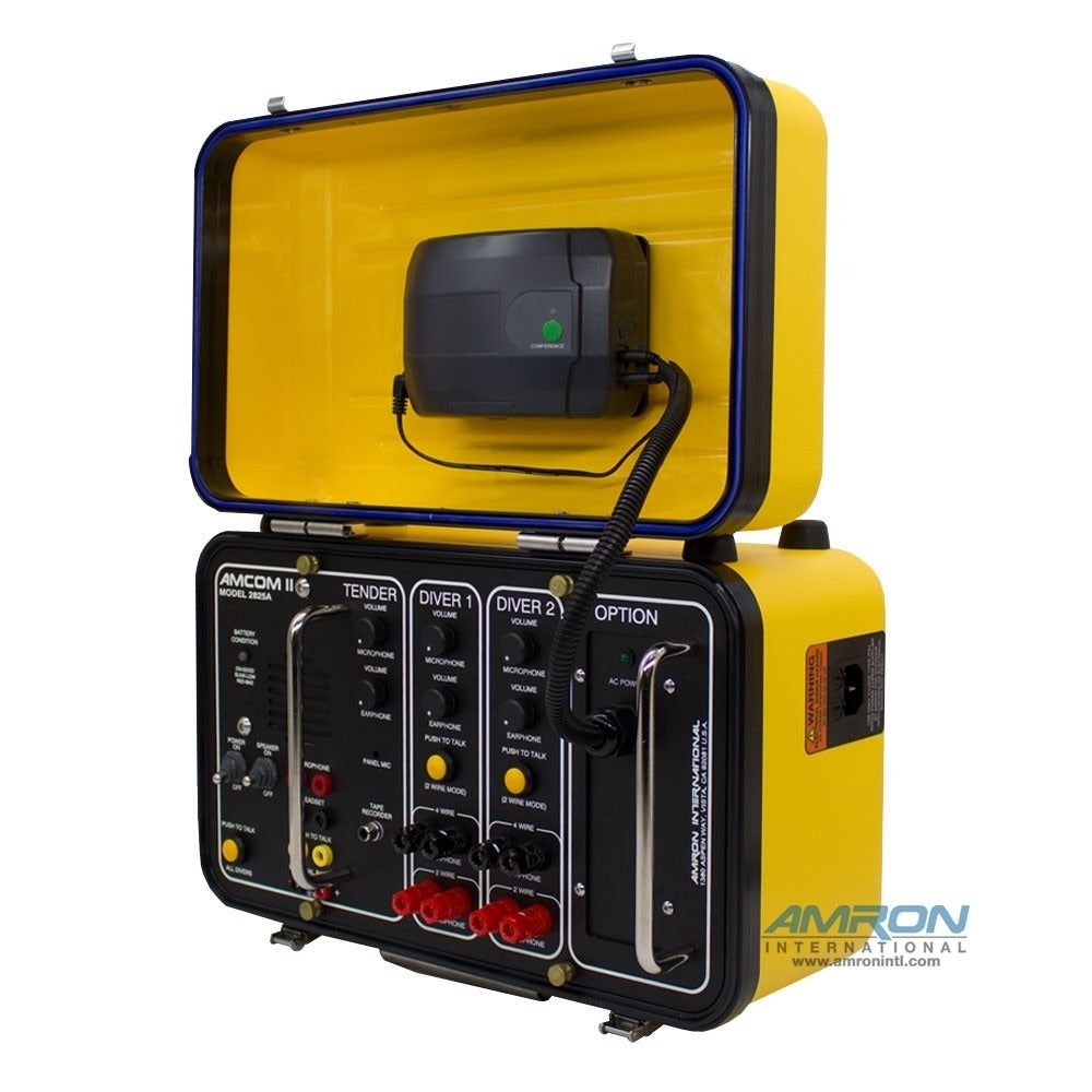 AMCOM II 2825A-13 Two-Diver Portable with 28B Wireless Tender Kit, Outdoor AC Power Module and International Locking Power Cord