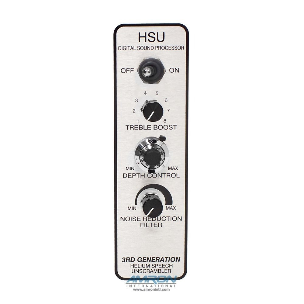 AMCOM II 2825R-02 Two-Diver Rack Mount Communicator with DSP3 Helium Speech Unscrambler
