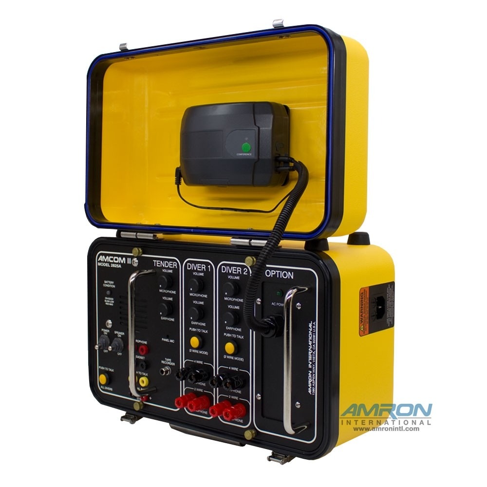 AMCOM II 2825A-13 Two-Diver Portable with 28B Wireless Tender Kit, Outdoor AC Power Module and International Locking Power Cord - Image 6