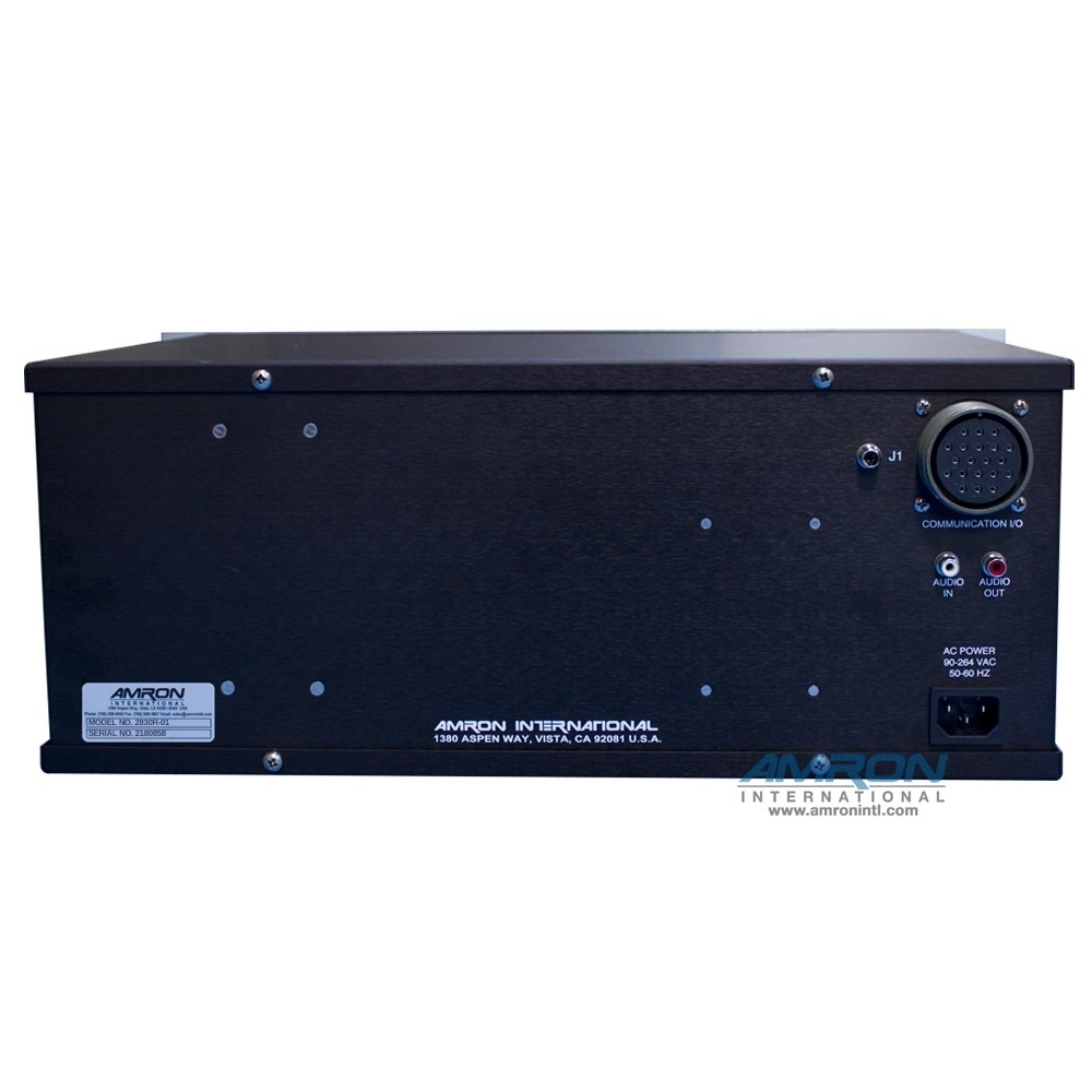 AMCOM III 2830R-01 Three-Diver Rack Mount Communicator - Image 6
